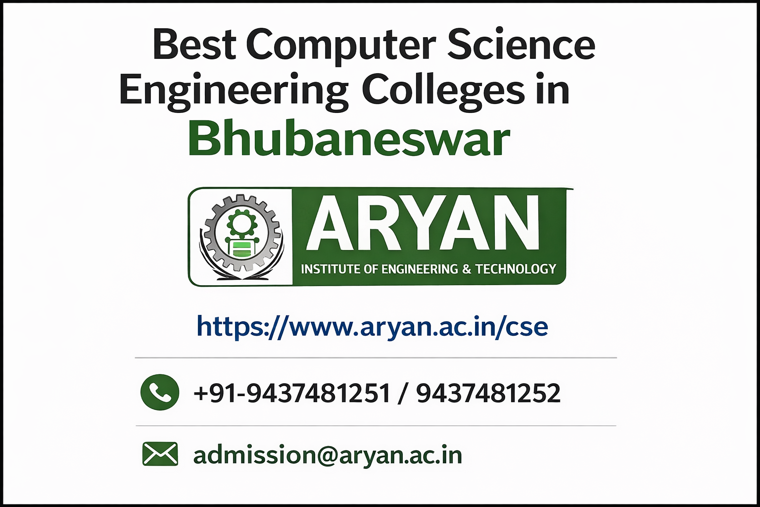 Best Computer Science Engineering Colleges in Bhubaneswar