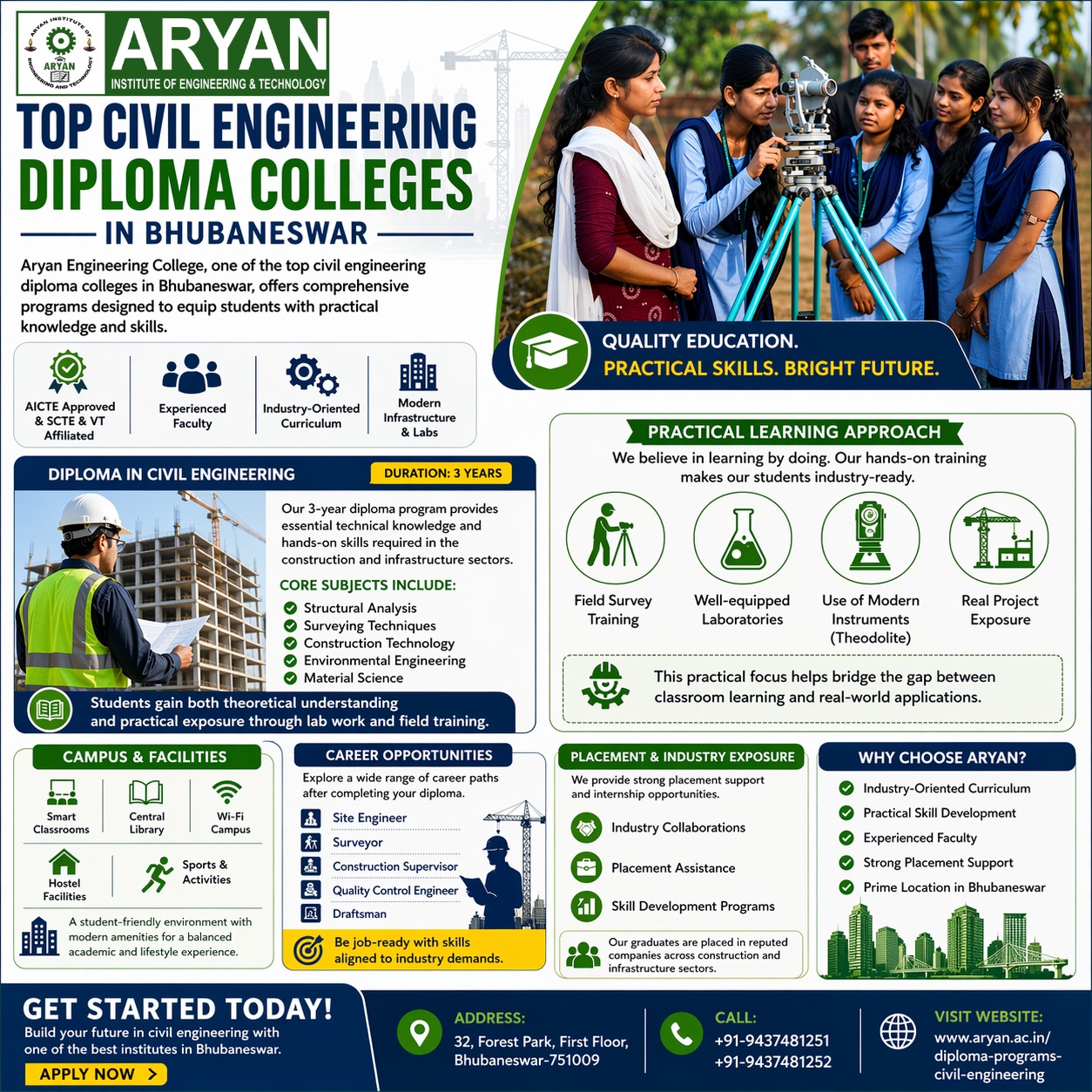 Diploma in Civil Engineering is the Perfect Career Start